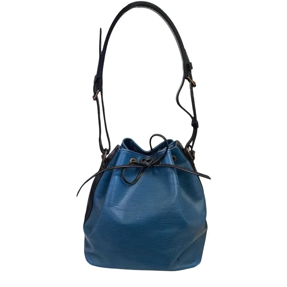 Louis Vuitton Blue Epi Leather Crossbody with Black Trim